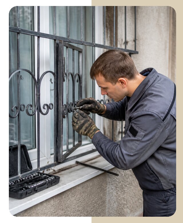 Ремонт распашных решеток в Элисте по цене от 4660 р. | ДвериЛегко-Элс